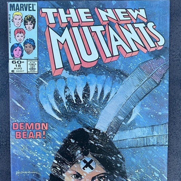 Marvel New Mutants #18 1984 1st Warlock 1st Demon Bear VF - Picture 1 of 3